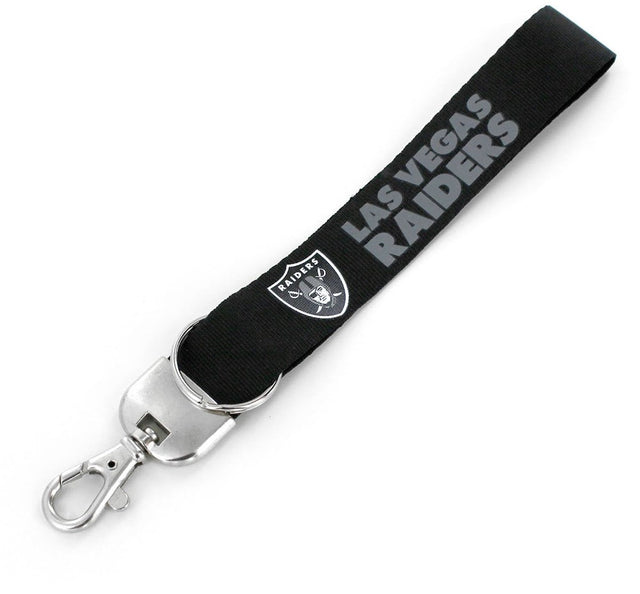 Llavero de pulsera de lujo con la leyenda "LV" de Las Vegas Raiders -KT-376-35-LV