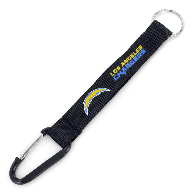 Los Angeles Chargers Black Carabiner Lanyard Keychain (NM) -KT-147-34-BK