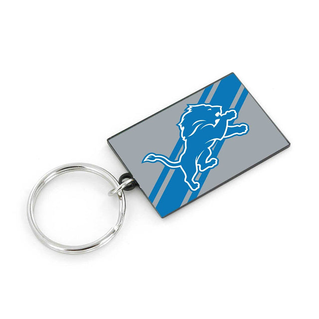 Detroit Lions Striped Keychain -KT-1189-18