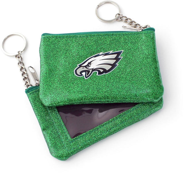 Philadelphia Eagles (GREEN) Sparkle Coin Purse (OC) -WA-991-24-GR