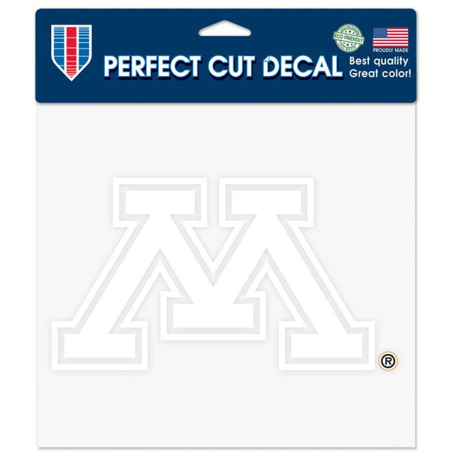 Minnesota Golden Gophers Perfect Cut Decals 8" x 8"