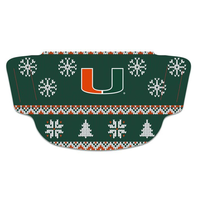 Miami Hurricanes / Suéter feo Suéter feo Máscara de fanático Cubre cara