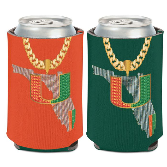 Enfriador de latas TURNOVER CHAIN de Miami Hurricanes, 12 oz.