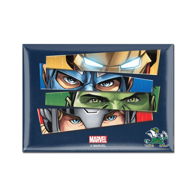 Notre Dame Fighting Irish / Marvel (C) 2021 Marvel Metal Magnet 2.5" x 3.5"