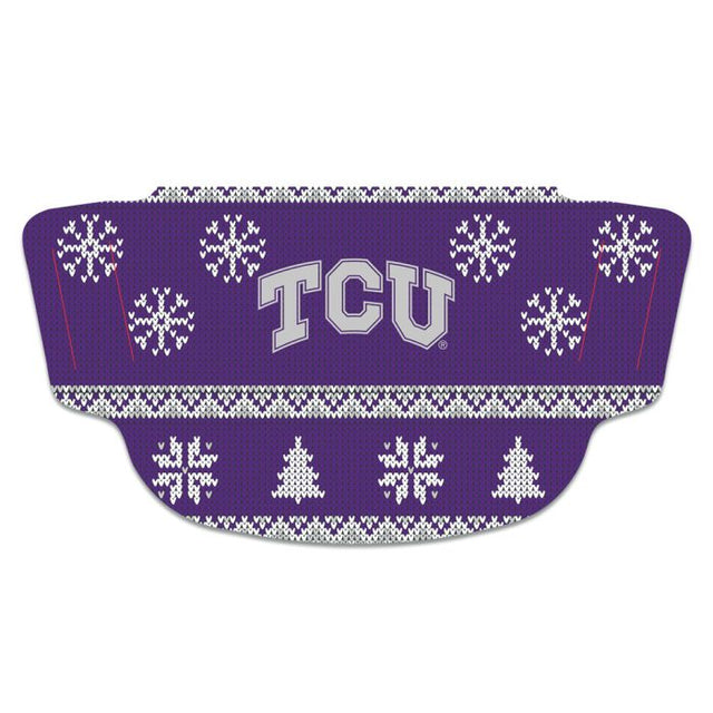 TCU Horned Frogs / Ugly Sweater Ugly Sweater Fan Mask Face Covers