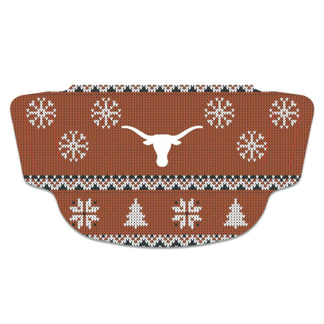 Texas Longhorns / Ugly Sweater Ugly Sweater Fan Mask Face Covers