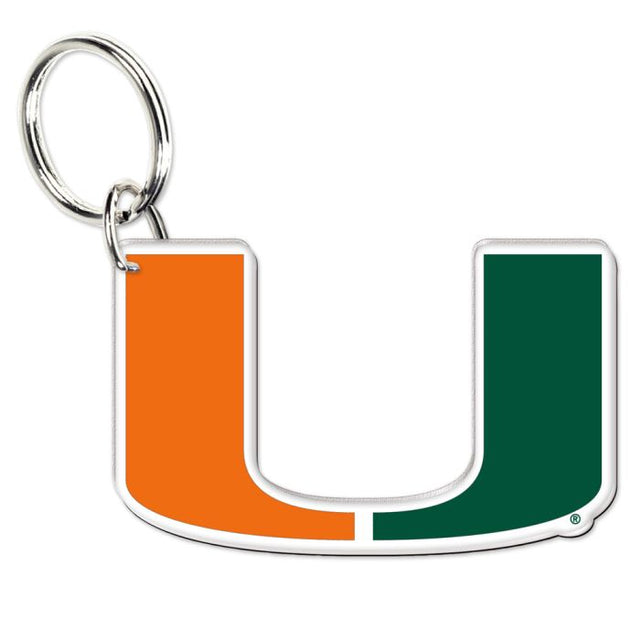 Llavero acrílico premium de los Miami Hurricanes