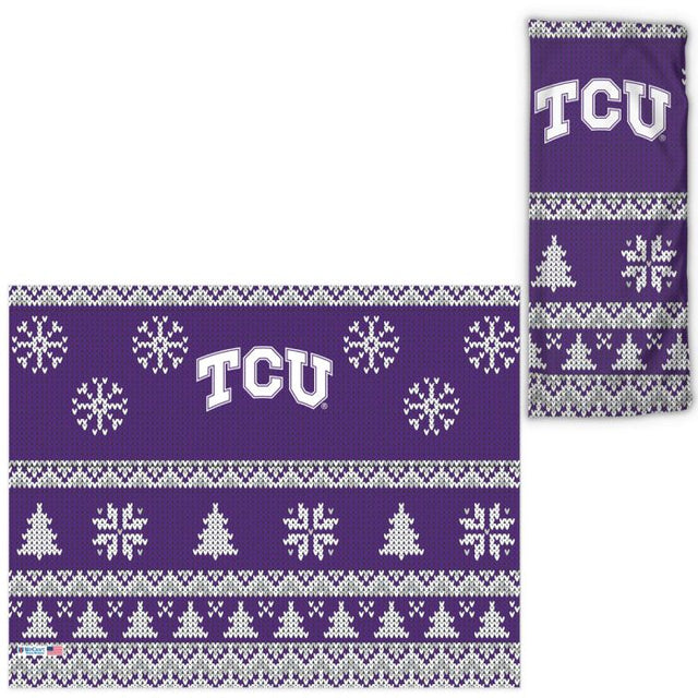 TCU Horned Frogs / Ugly Sweater Ugly Sweater Fan Wraps