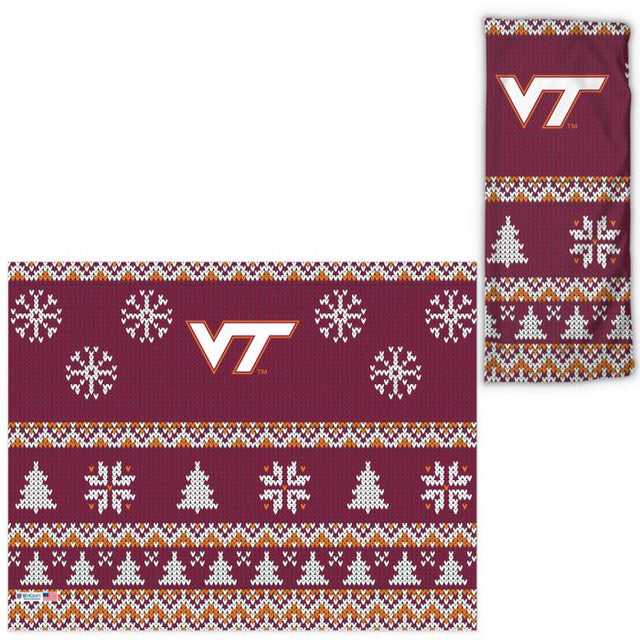 Virginia Tech Hokies / Ugly Sweater Ugly Sweater Fan Wraps