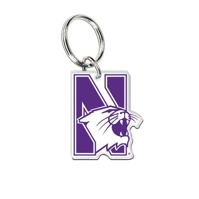 Llavero acrílico premium de Northwestern Wildcats