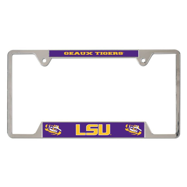LSU Tigers Metal License Plate Frame