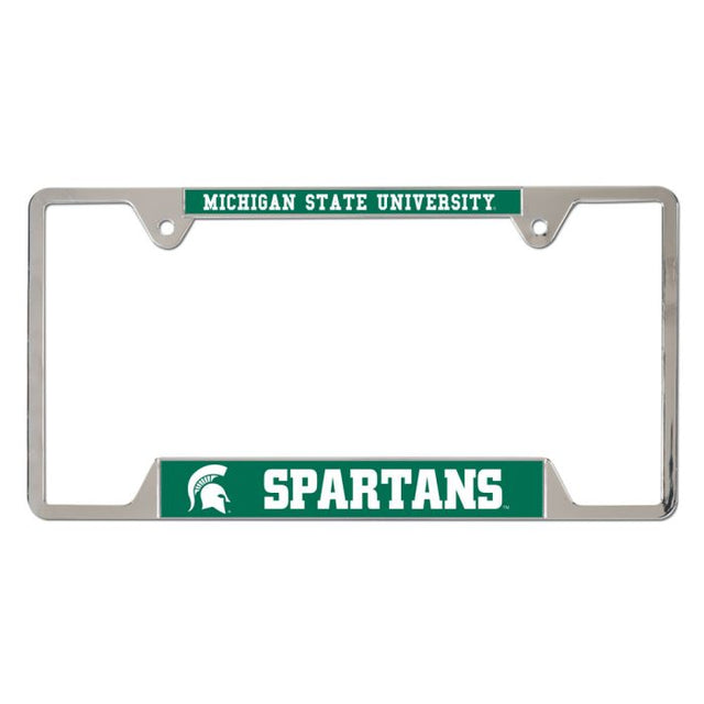 Michigan State Spartans Metal License Plate Frame