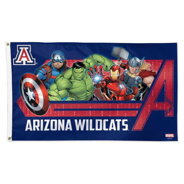 Bandera de Arizona Wildcats / Marvel (c) 2021 MARVEL - Deluxe 3' X 5'
