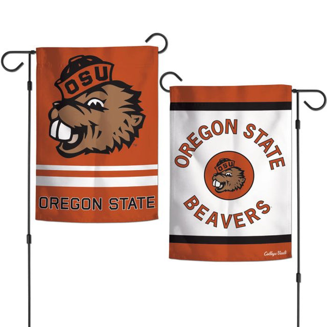 Banderas de jardín de Oregon State Beavers/College Vault de 2 lados, 12,5" x 18"