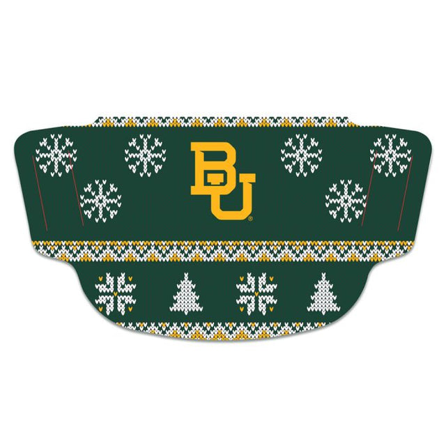 Baylor Bears / Suéter feo Suéter feo Máscara de fanático Cubre cara