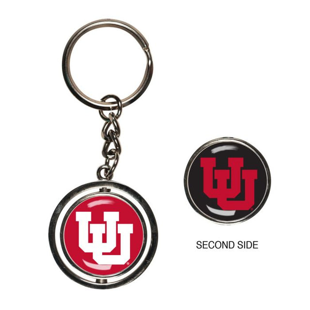Utah Utes Spinner Key Ring