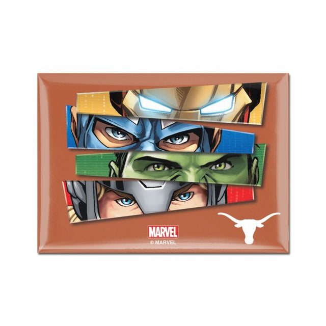 Texas Longhorns / Marvel (C) 2022 Marvel Metal Magnet 2.5" x 3.5"