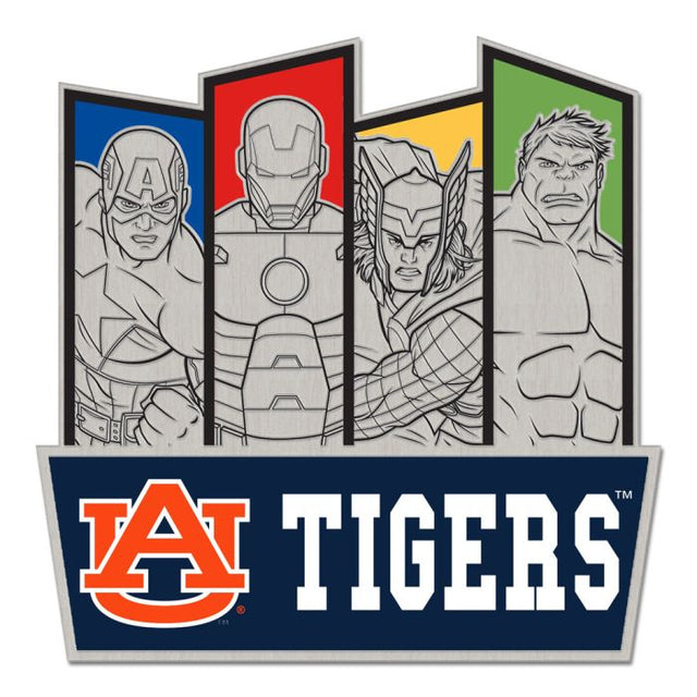 Auburn Tigers / Marvel (c) 2021 MARVEL Collector Pin Jewelry Card