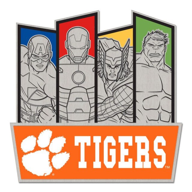 Clemson Tigers / Marvel (c) 2021 MARVEL Collector Pin Jewelry Card