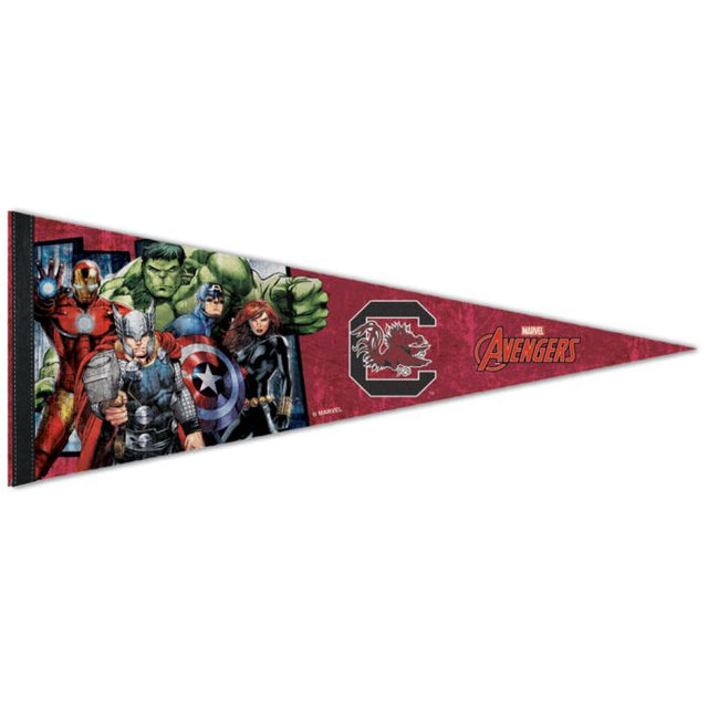 Banderín premium de Marvel de 12" x 30" de South Carolina Gamecocks/Marvel (c) 2021