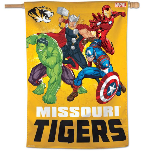 Missouri Tigers / Marvel (c) 2021 MARVEL Vertical Flag 28" x 40"