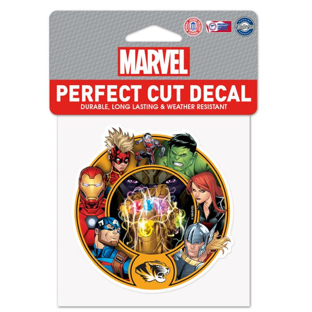 Missouri Tigers / Marvel (c) 2021 MARVEL Perfect Cut Color Decal 4" x 4"