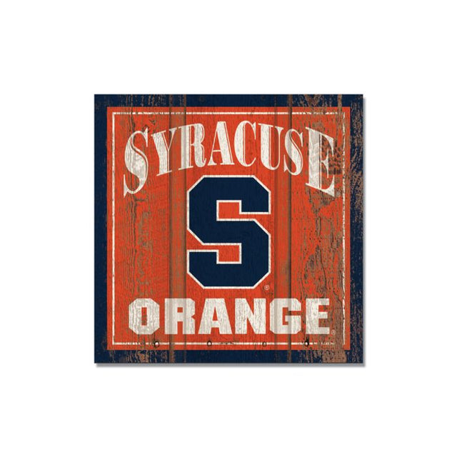 Syracuse Orange Wooden Magnet 3" X 3"