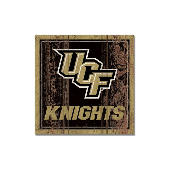 UCF Knights Wooden Magnet 3" X 3"