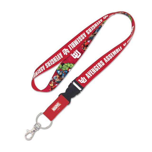 Utah Utes / Marvel (c) 2021 MARVEL Lanyard w/detachable buckle 1"