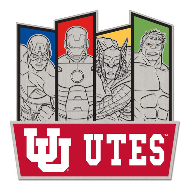 Utah Utes / Marvel (c) 2021 MARVEL Collector Pin Jewelry Card