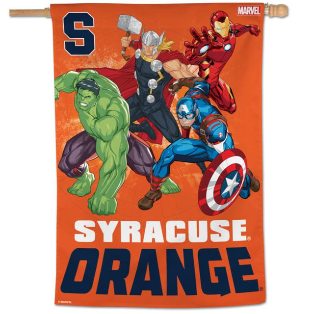 Syracuse Orange / Marvel (C) 2021 Marvel Vertical Flag 28" x 40"