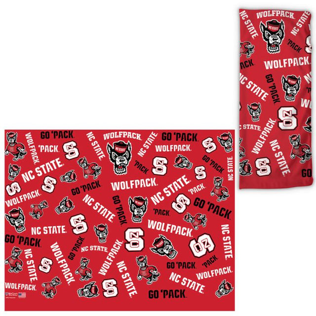 NC State Wolfpack Scatter Print Fan Wraps