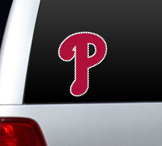 Película para ventanas de los Philadelphia Phillies, troquelada, de 12"