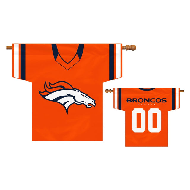 Diseño de camiseta con la bandera de los Denver Broncos CO