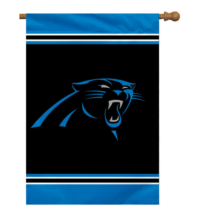 Bandera de los Carolina Panthers de 28 x 40 pulgadas para casa, de un solo lado, CO