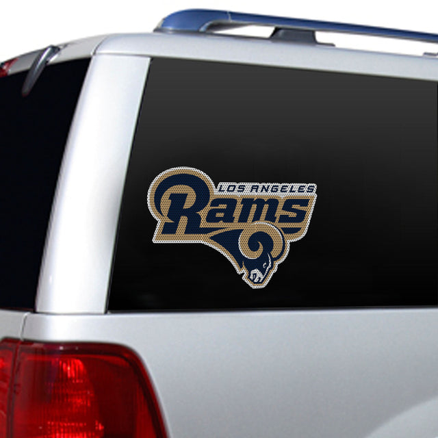 Película troquelada para ventana de Los Angeles Rams