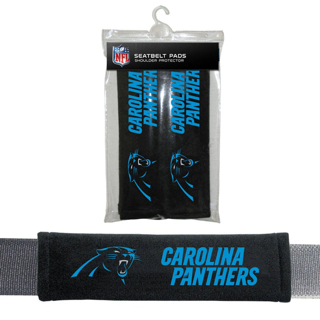 Almohadillas para cinturón de seguridad de los Carolina Panthers CO