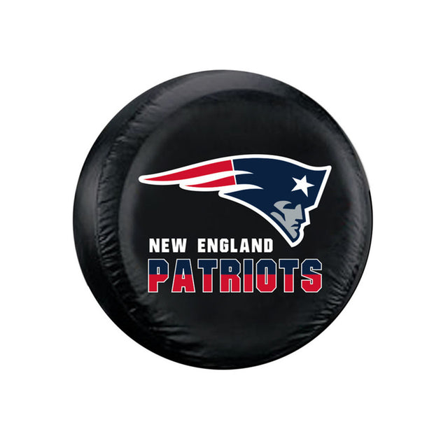 Funda para neumáticos New England Patriots, tamaño grande, color negro
