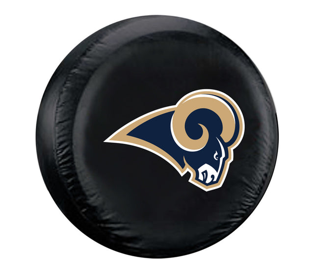 Funda para neumáticos de Los Angeles Rams, tamaño estándar, color negro