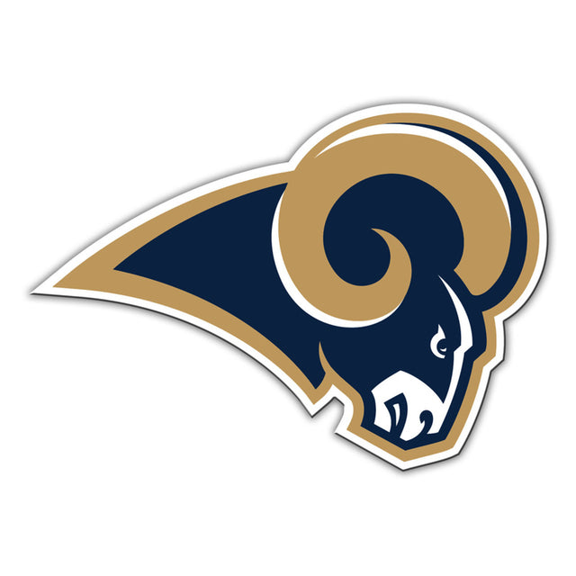 Imán para auto de Los Angeles Rams, estilo 12", diseño de logotipo CO