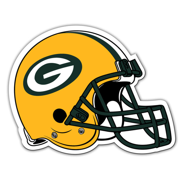 Imán para coche de los Green Bay Packers, diseño de casco de 8"
