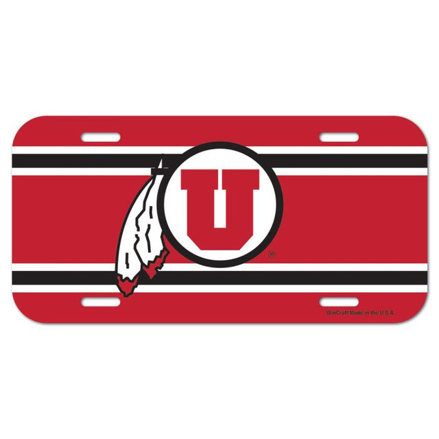 Utah Utes License Plate