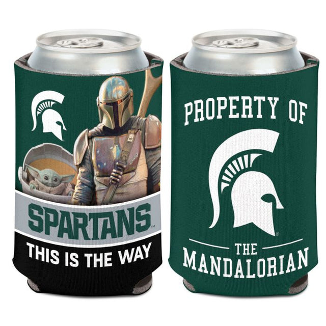 Michigan State Spartans / Star Wars MANDALORIAN Can Cooler 12 oz.