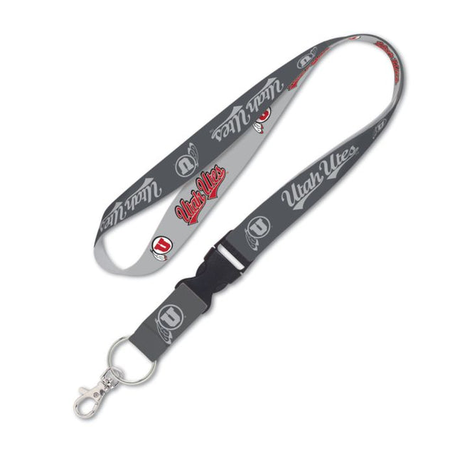Utah Utes Lanyard w/detachable buckle 1"
