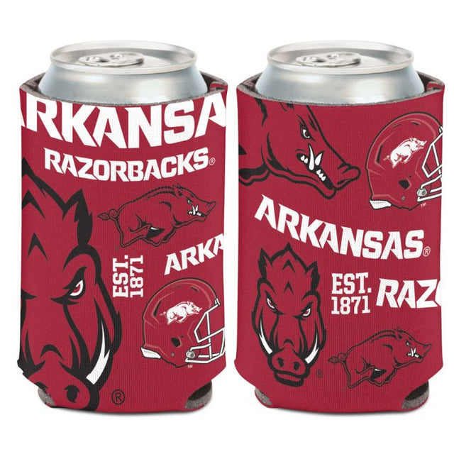 Enfriador de lata Arkansas Razorbacks de 12 oz.