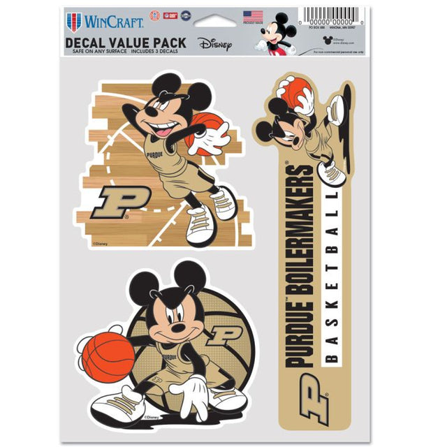 Paquete de 3 ventiladores multiusos de Purdue Boilermakers/Disney