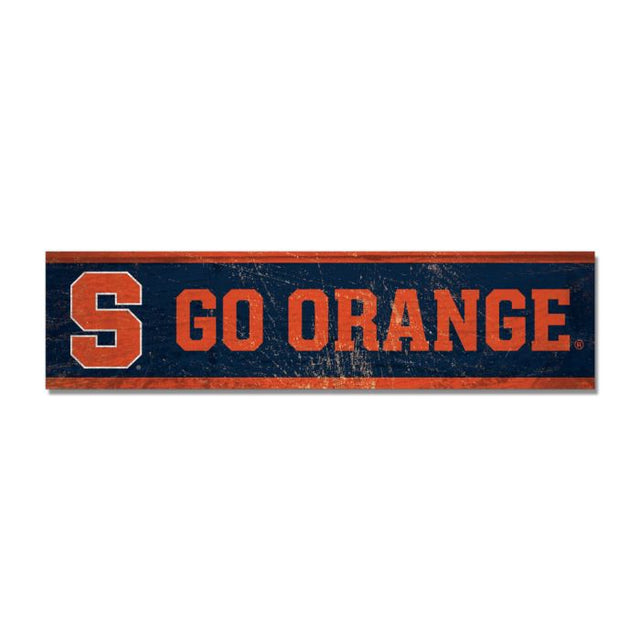 Syracuse Orange Wooden Magnet 1.5" X 6"