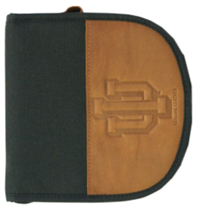 Estuche para CD de Indiana Hoosiers de piel y nailon con relieve CO