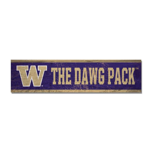 Washington Huskies Wooden Magnet 1.5" X 6"