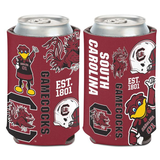 Enfriador de lata SCATTERPRINT de South Carolina Gamecocks, 12 oz.